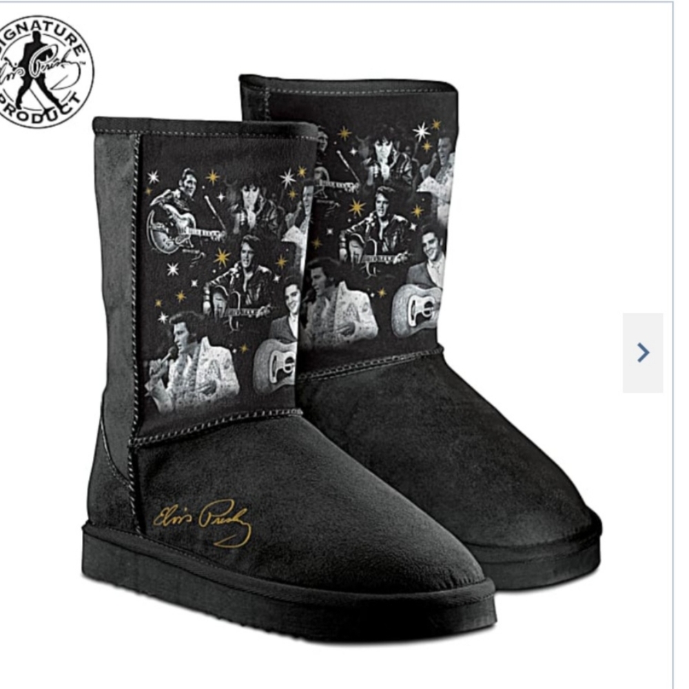 Elvis Presley Black Boots